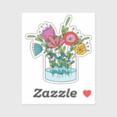 手書きアートワークカスタムのカットビニールシール シール (シート)