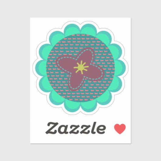 手書きアートワークカスタムのカットビニールシール シール (シート)