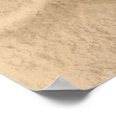 手書きアート |女性リラックスのビーチ ポスター (角)