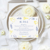 手書きイタリアン手書き結婚詳細 エンクロージャーカード