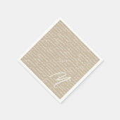 手書きイニシャルライター作家ブックスロマンチック スタンダードカクテルナプキン (角)