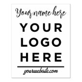 手書きウェブサイトビジネスロゴカスタム ラバースタンプ (インプリント)