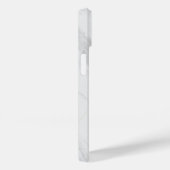 手書きエレガントスクリプト名白黒大理石 Case-Mate iPhoneケース (裏面 / 右)