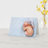 手書きエレガントスクリプト |写真ありがとう カード (黄色い花)