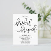 手書きエレガントブライダルブランチ招待状 (スタンド正面)