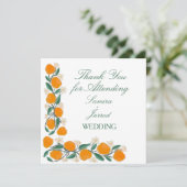 手書きオレンジ植物性抽象芸術結婚ズ (スタンド正面)