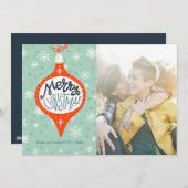 手書きオーナメント | LGBTホリデー写真 シーズンカード (正面/裏面)