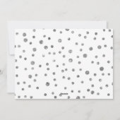 手書きオーバーレイ 雪 クリスマス 家族写真 (裏面)