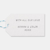 手書きカジュアルタイポグラフィクラフト ギフトタグ (裏面横)