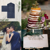 手書きカジュアルタイポグラフィシルバーフォイル&ネイビー サンキューカード