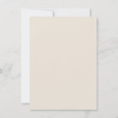 手書きカジュアルタイポグラフィシンプルクリーム サンキューカード (裏面)