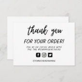 手書きカスタムのありがとうメディア挿入 (正面/裏面)