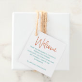 手書きカラフルの結婚ようこそ抱き枕 フェイバータグ (インサイチュ)