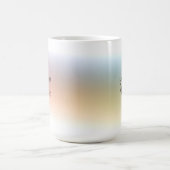 手書きカラフルスモダンクリプトテンプレート コーヒーマグカップ (中央)