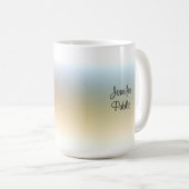 手書きカラフルスモダンクリプトテンプレート コーヒーマグカップ (正面右)