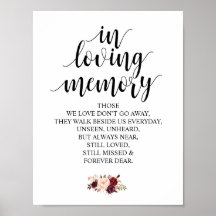 手書きカリグラフィー結婚式追悼テーブルサイン