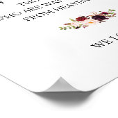 手書きカリグラフィー 結婚式 追悼 テーブル サイン (角)