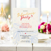 手書きガレンタインの日のスクリプトコケット弓 招待状