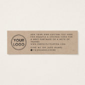 手書きクラフト紙のロ感謝していゴを挿入する (裏面)