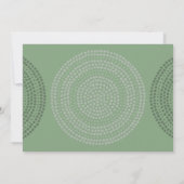 手書きクリスマスグリーティングフォトホリデーカード カード (裏面)