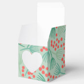 手書きクリスマスツリー常緑松の針 フェイバーボックス (オープン)