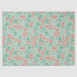 手書きクリスマスツリー常緑松の針 薄葉紙