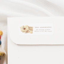 手書きクリスマスホリデーメールかわいい家族の名前