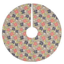 手書きクリスマスポインセチア赤白海軍