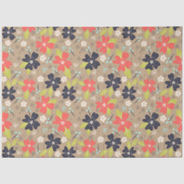 手書きクリスマスポインセチア赤白海軍 薄葉紙