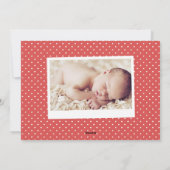 手書きクリスマス冬の水彩葉 シーズンカード (裏面)