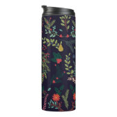 手書きクリスマス花模様:ヴィンテージコレクション タンブラー (回転右)