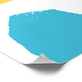 手書きサーフェスデザイン。メンフィス芸術的テクスチャ ポスター (角)