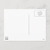 手書きシャルボードハッピーホリデーズハガキ シーズンポストカード (裏面)