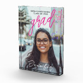 手書きシンプルのTypo写真のPink Gradクラス フォトブロック (右)