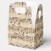 手書きシートミュージックヴィンテージミュージックノート フェイバーボックス (オープン)