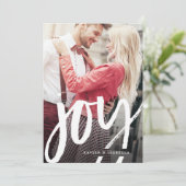 手書きジョイフォトホリデー シーズンカード (スタンド正面)