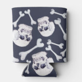 手書きスカルパターン 缶クーラー (裏面)