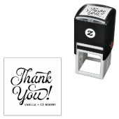 手書きスクリプトお客様ありがとうございます セルフインキングスタンプ (インサイチュ)
