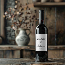 手書きスクリプトお洒落ホワイトカスタムウェディング