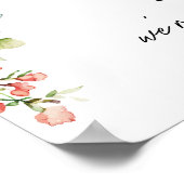 手書きスクリプトのリハーサルディナーへようこそ ポスター (角)