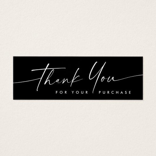 手書きスクリプトを挿入する感謝していと、黒にロゴを追加 (正面)