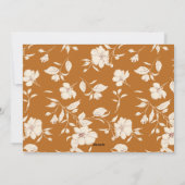 手書きスクリプトオーバーレイHappy Thanksgiving シーズンカード (裏面)