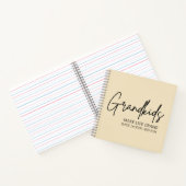 手書きスクリプトグランドキッズが人生を壮大にする ノートブック (内部)