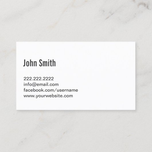 手書きスクリプトジャーナリストの名刺 名刺 (裏面)