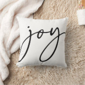 手書きスクリプトジョイホリデイ装飾用クッション クッション (ブランケット)