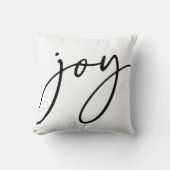 手書きスクリプトジョイホリデイ装飾用クッション クッション (正面)