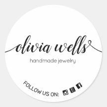 手書きスクリプトタイポグラフィソーシャルメディアのアイコン