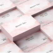 手書きスクリプトタイポグラフィバラ金ゴールドブラック文字 名刺