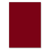 手書きスクリプトピンク&レッドカスタムウェディング テーブルナンバー (裏面)