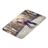 手書きスクリプトフォトセーブザデートマグネット マグネット (左側)